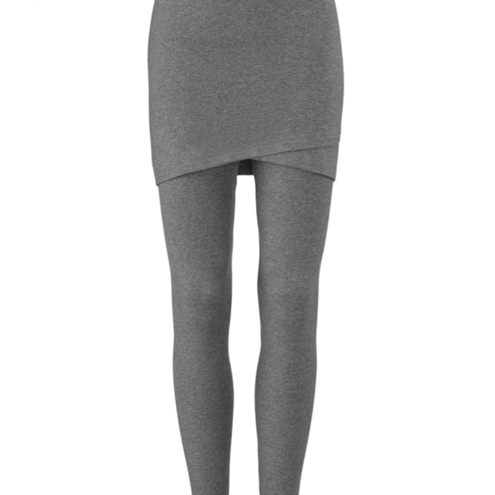 CAbi Charcoal Skirted Leggings